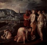 Pietro, Nicolo di Die Rettung Moses aus dem Wasser Germany oil painting artist